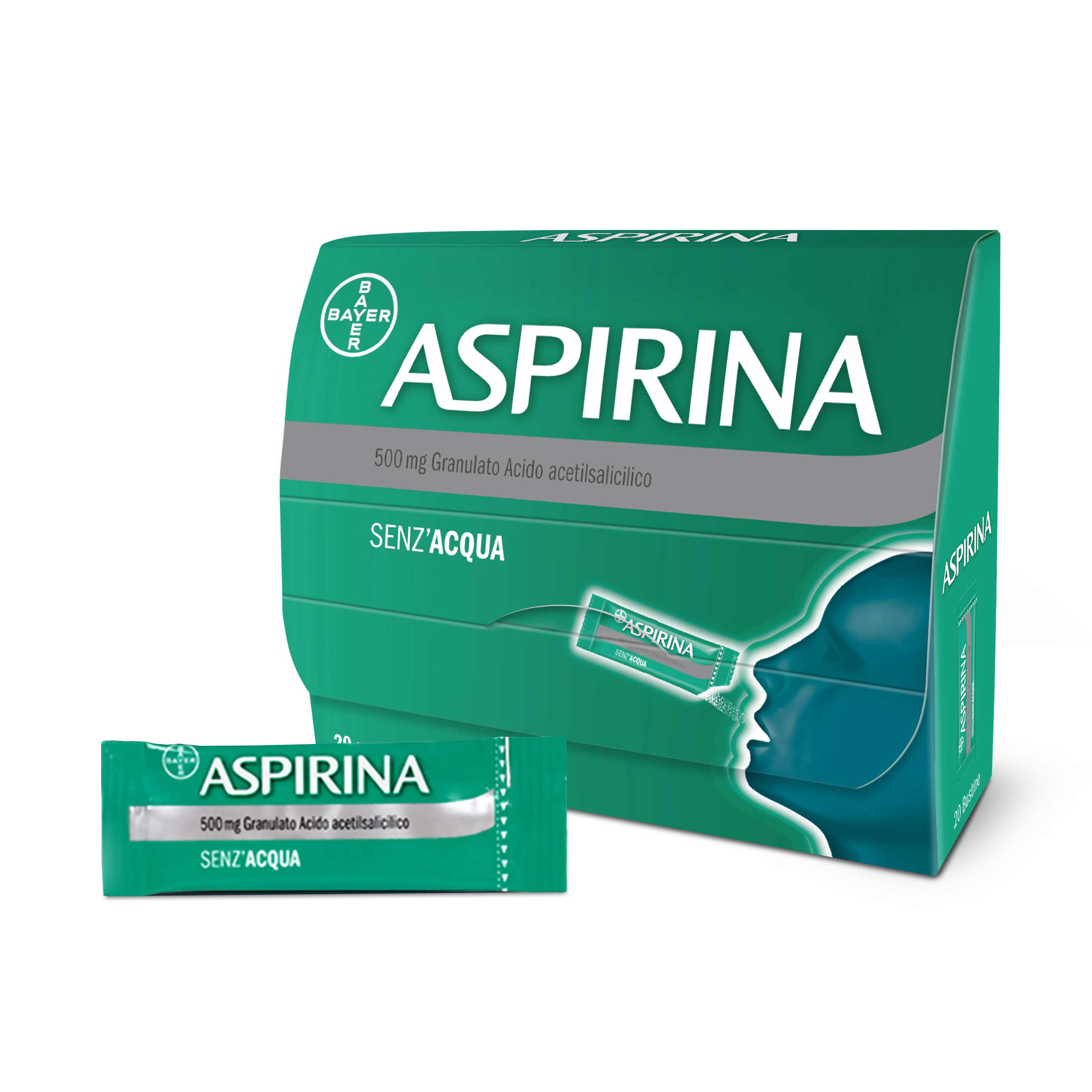 ASPIRINA*OS GRAT 20BUST 500MG - Farmacia Dott. Pasquale Russo