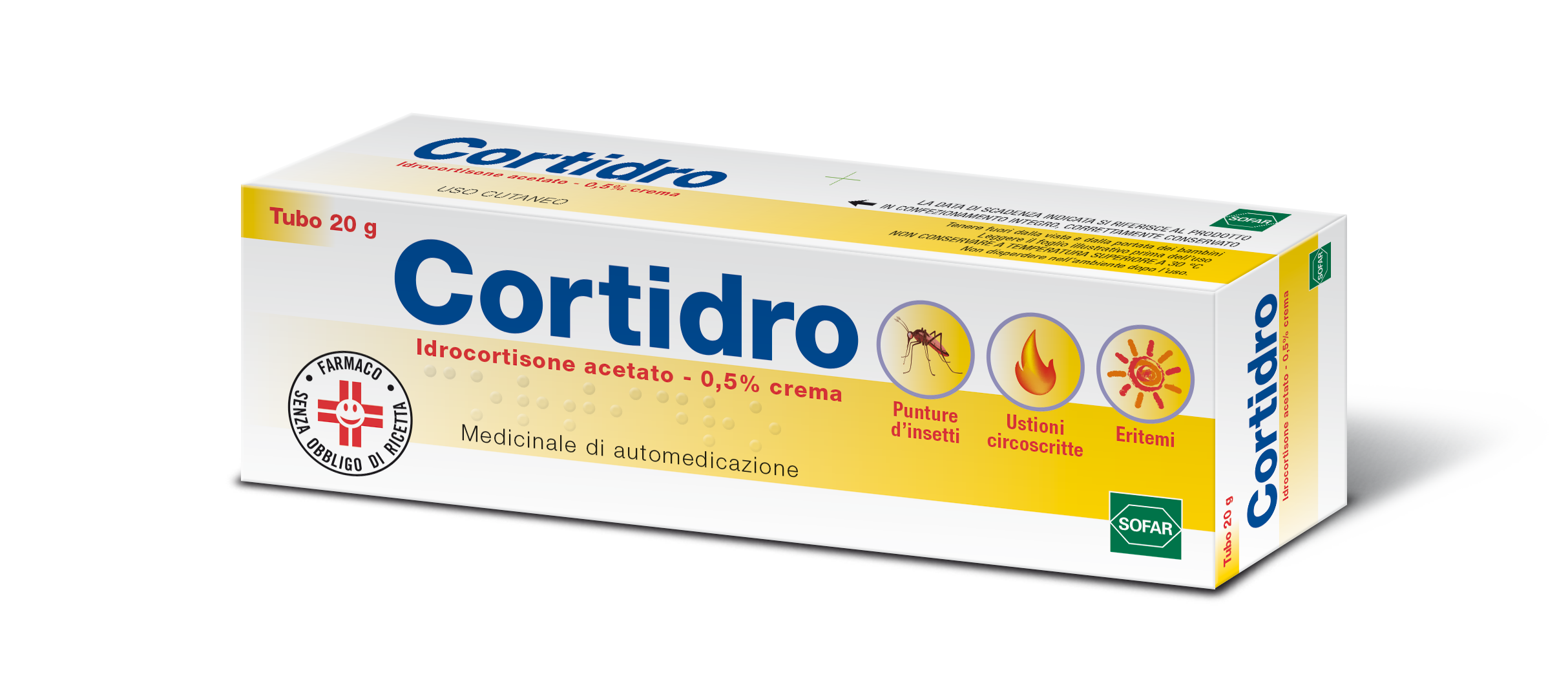 CORTIDRO*CREMA 20G 0,5% - Farmacia Dott. Pasquale Russo