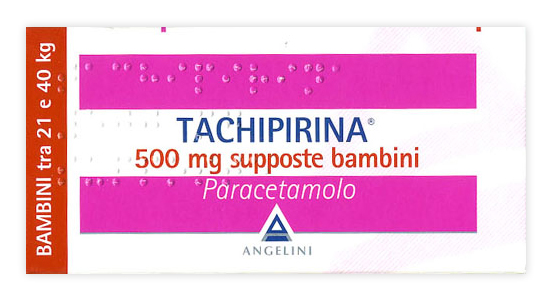 TACHIPIRINA*BB 10SUPP 500MG - Farmacia Dott. Pasquale Russo