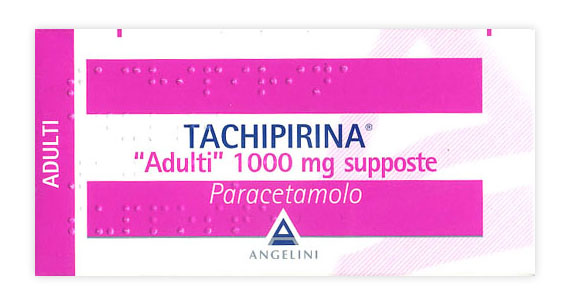 TACHIPIRINA*AD 10SUPP 1000MG - Farmacia Dott. Pasquale Russo