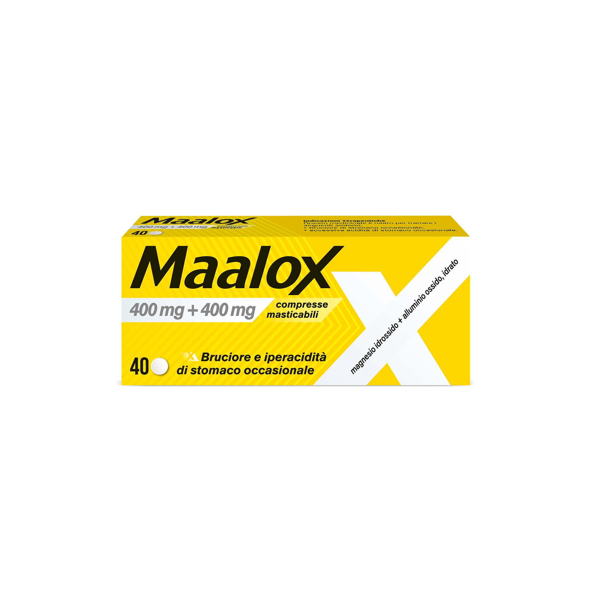 MAALOX*40CPR MAST 400MG+400MG - Farmacia Dott. Pasquale Russo