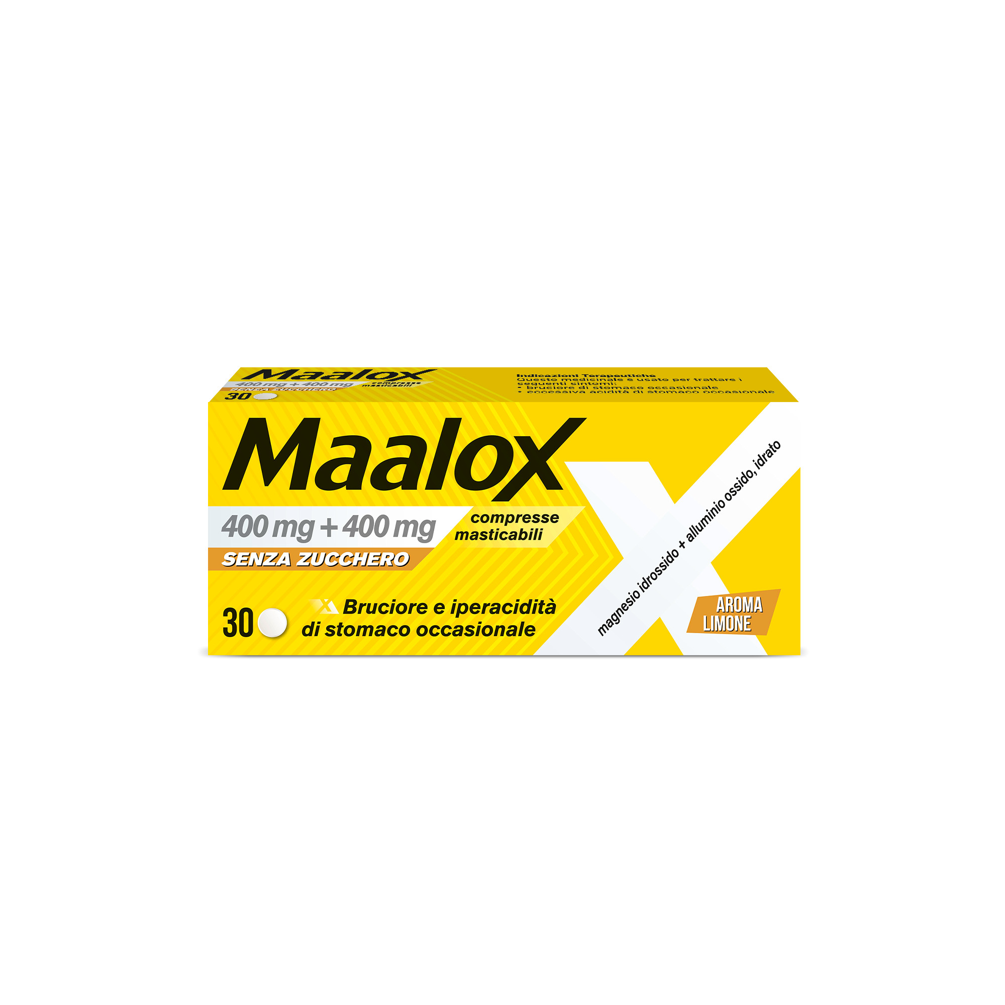 MAALOX*S/Z 30CPR LIMO400+400MG - Farmacia Dott. Pasquale Russo