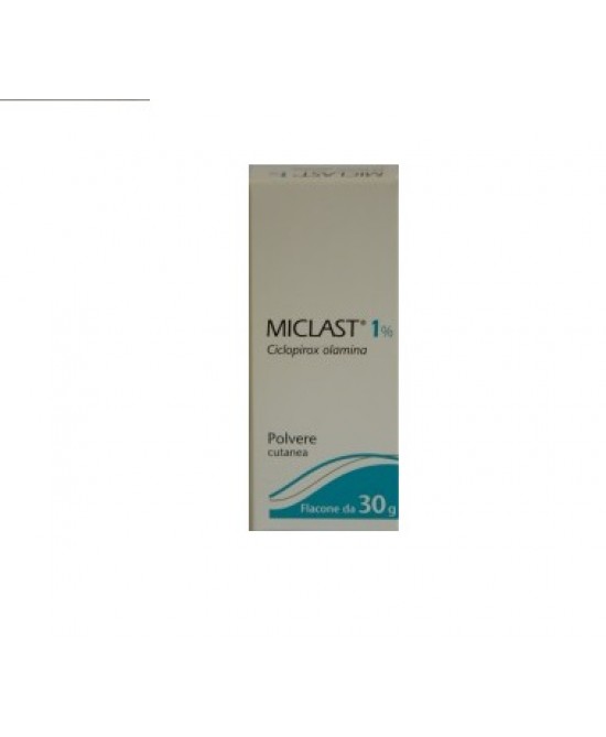 MICLAST*POLV CUT FL 30G 10MG/G - Farmacia Dott. Pasquale Russo