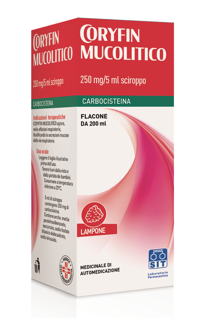 CORYFIN MUCOLITICO*SCIR 200ML - Farmacia Dott. Pasquale Russo
