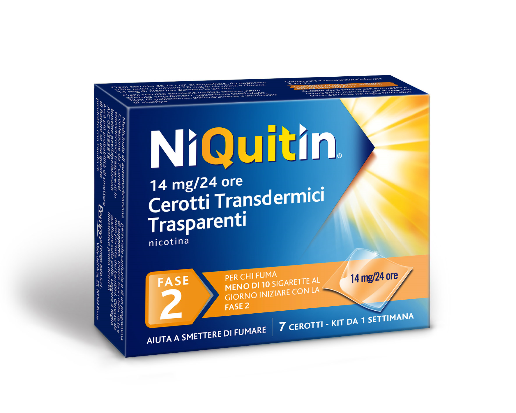 NIQUITIN*7CER TRANSD 14MG/24H - Farmacia Dott. Pasquale Russo