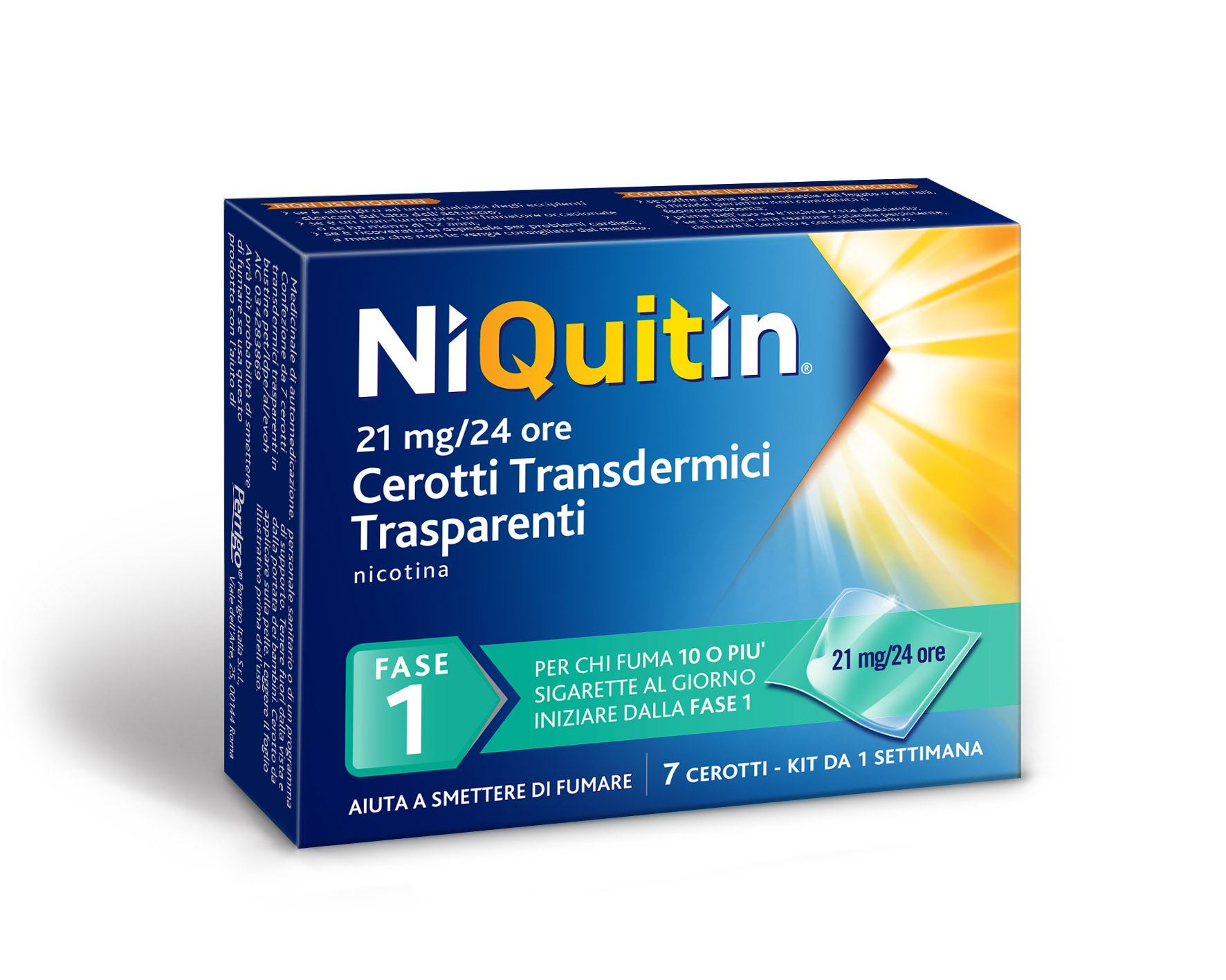 NIQUITIN*7CER TRANSD 21MG/24H - Farmacia Dott. Pasquale Russo