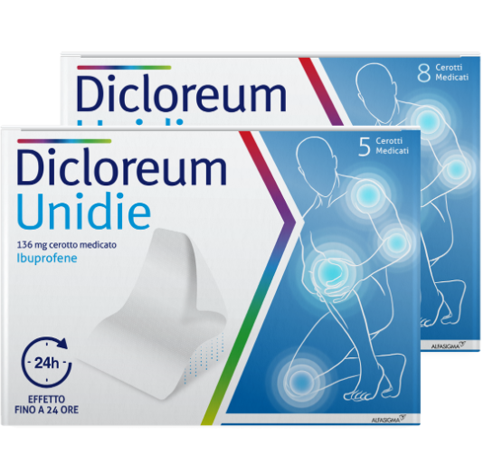 DICLOREUM UNIDIE*5CER 136MG24H - Farmacia Dott. Pasquale Russo