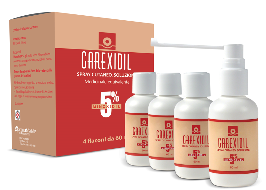 CAREXIDIL*4FL SOLUZ CUT 60ML5% - Farmacia Dott. Pasquale Russo