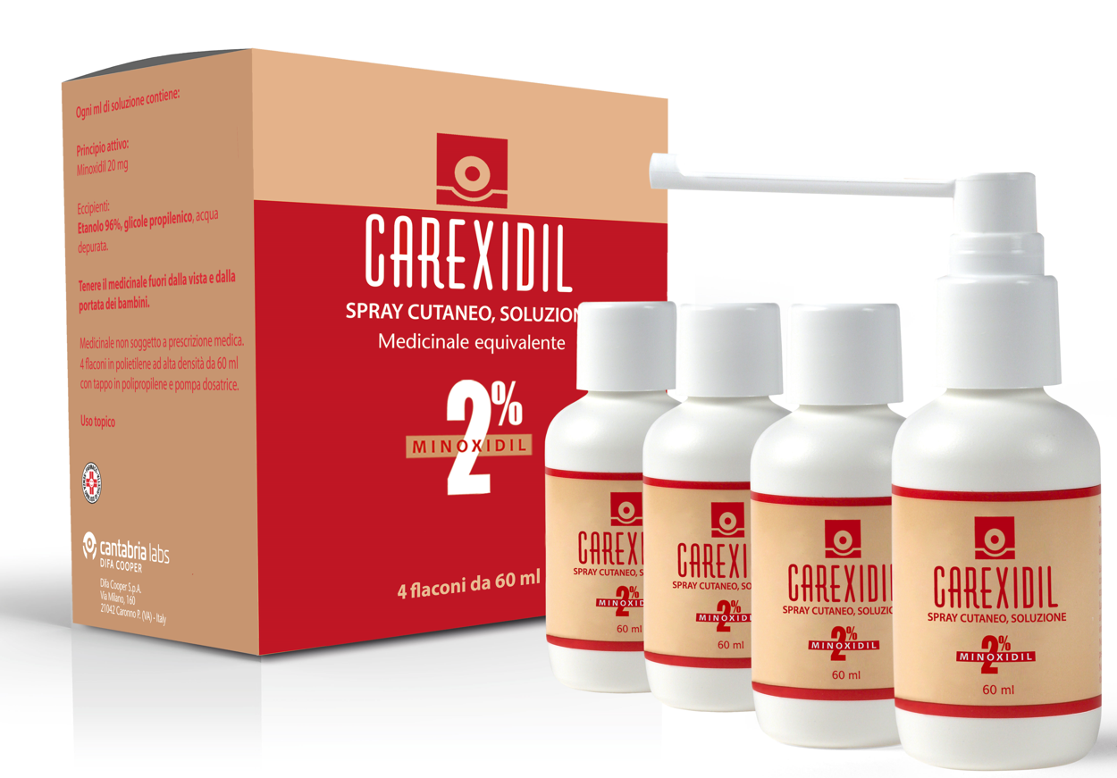 CAREXIDIL*4FL SOLUZ CUT 60ML2% - Farmacia Dott. Pasquale Russo