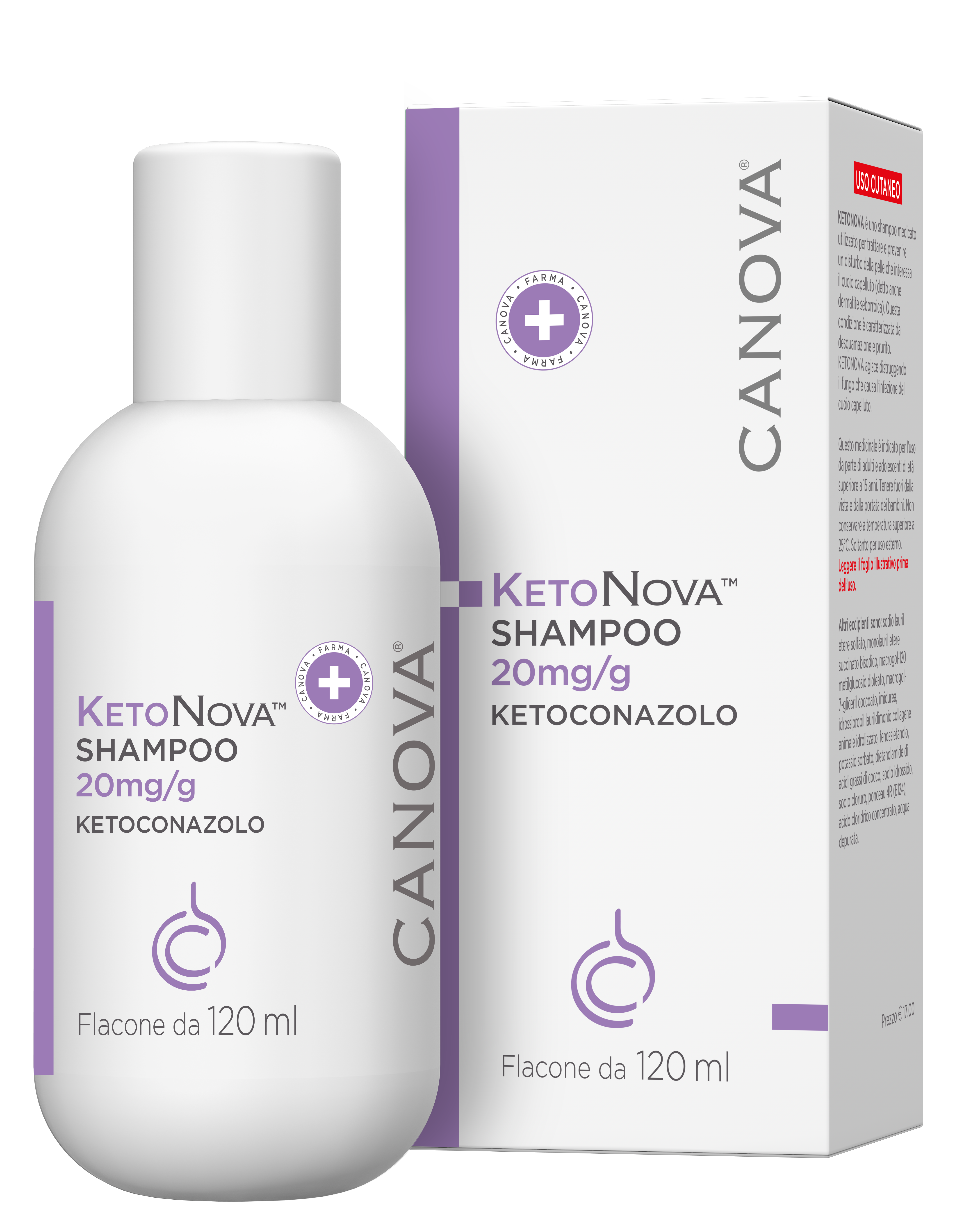 KETONOVA*SHAMPOO 120ML 20MG/G - Farmacia Dott. Pasquale Russo