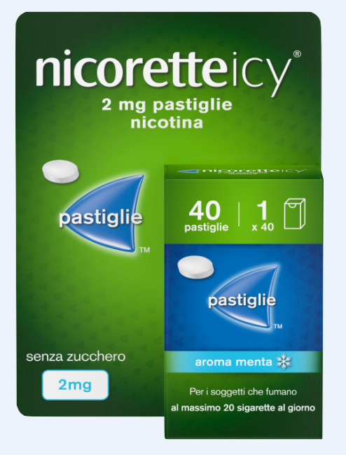 NICORETTEICY*40PAST 2MG - Farmacia Dott. Pasquale Russo