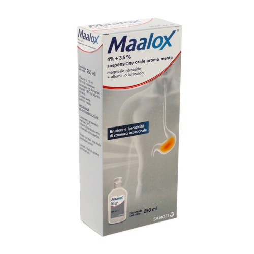 MAALOX*OS SOSP 250ML 4%+3,5% - Farmacia Dott. Pasquale Russo