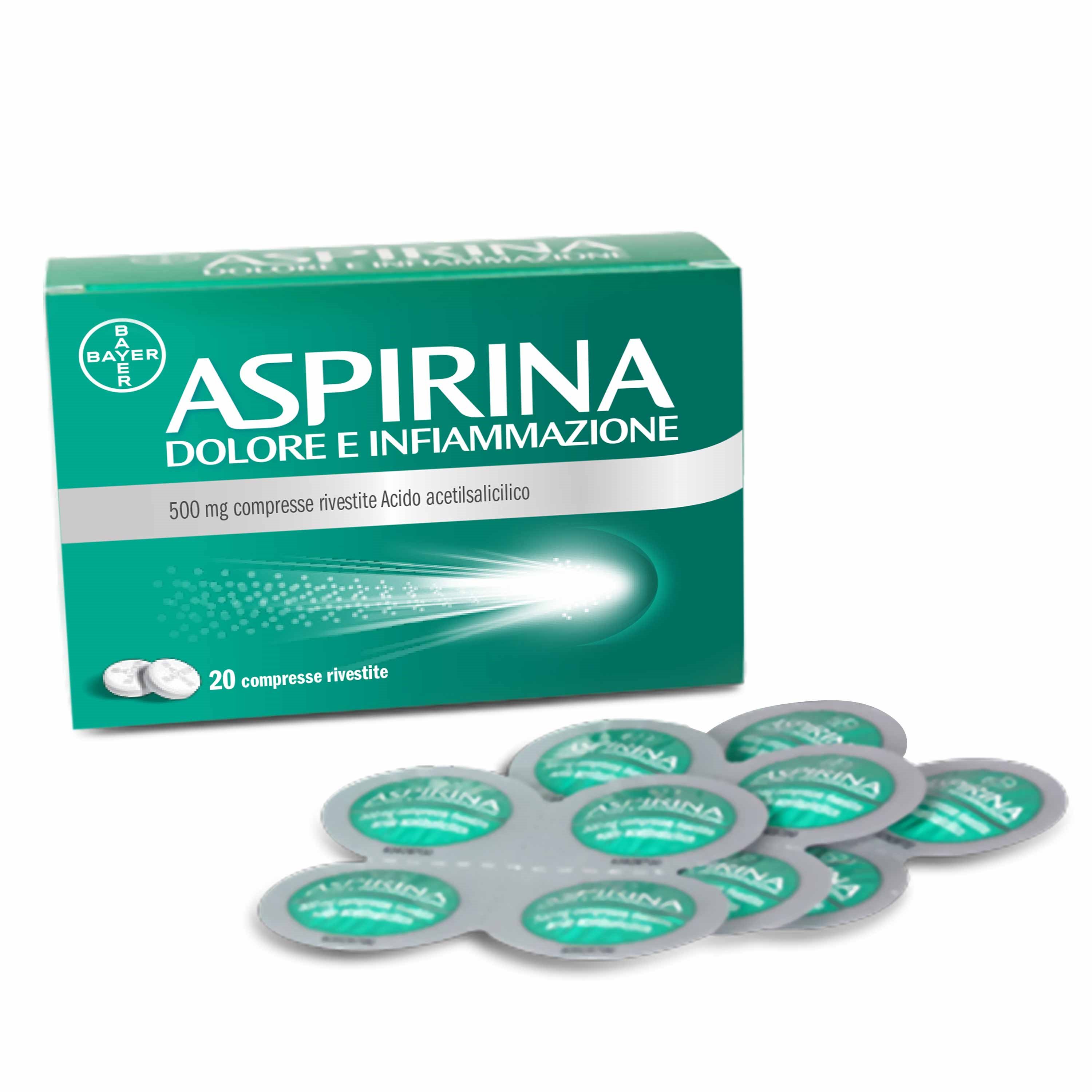 ASPIRINA DOLORE INF*20CPR500MG - Farmacia Dott. Pasquale Russo