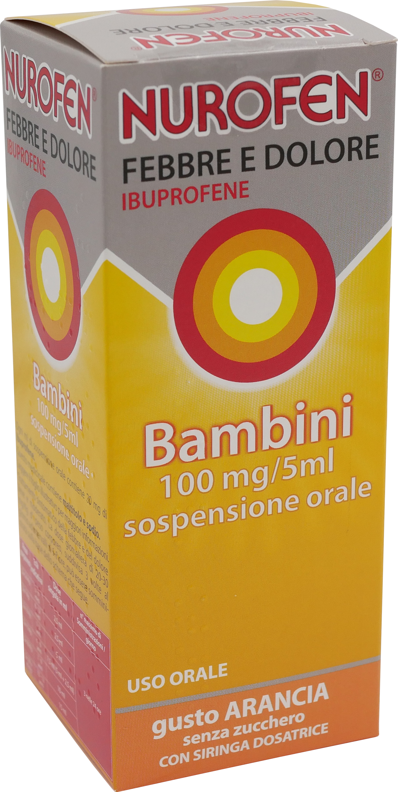 NUROFEN FEBBRE D*BB100MG/5ML A - Farmacia Dott. Pasquale Russo