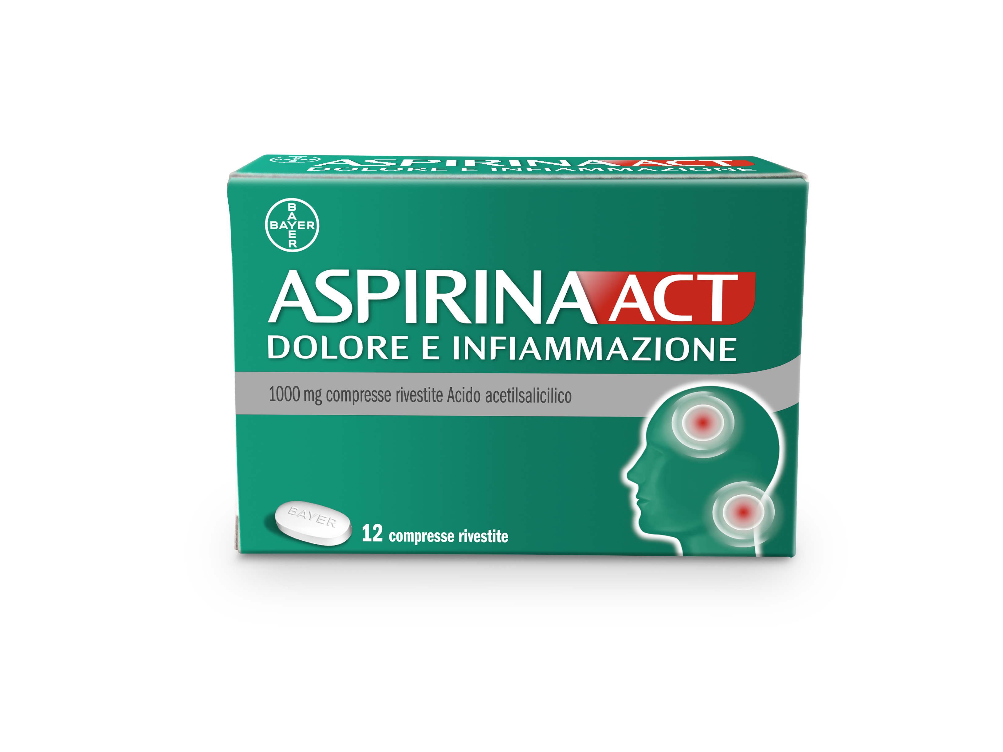 ASPIRINAACT DOL INF*12CPR 1G - Farmacia Dott. Pasquale Russo