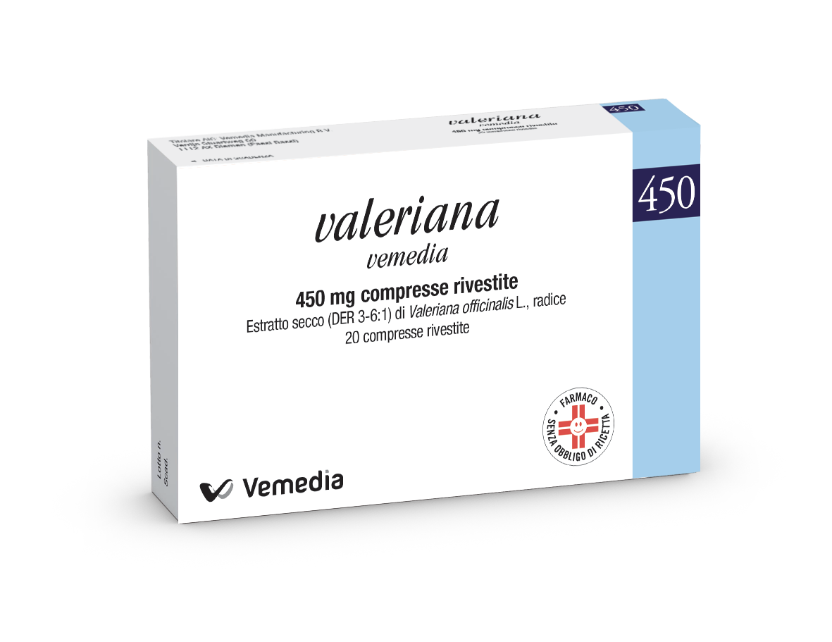 VALERIANA VEMEDIA*20CPR RIV450 - Farmacia Dott. Pasquale Russo