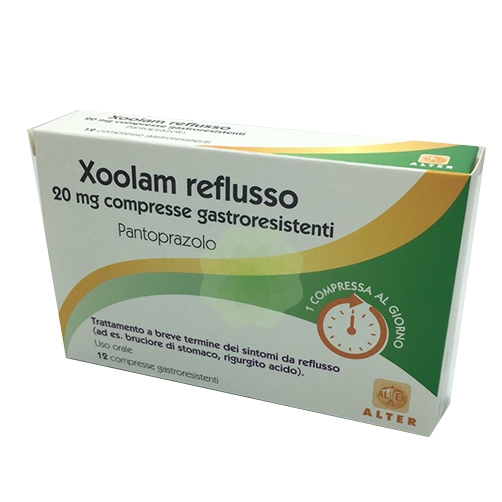 XOOLAM REFLUSSO*12CPR 20MG - Farmacia Dott. Pasquale Russo