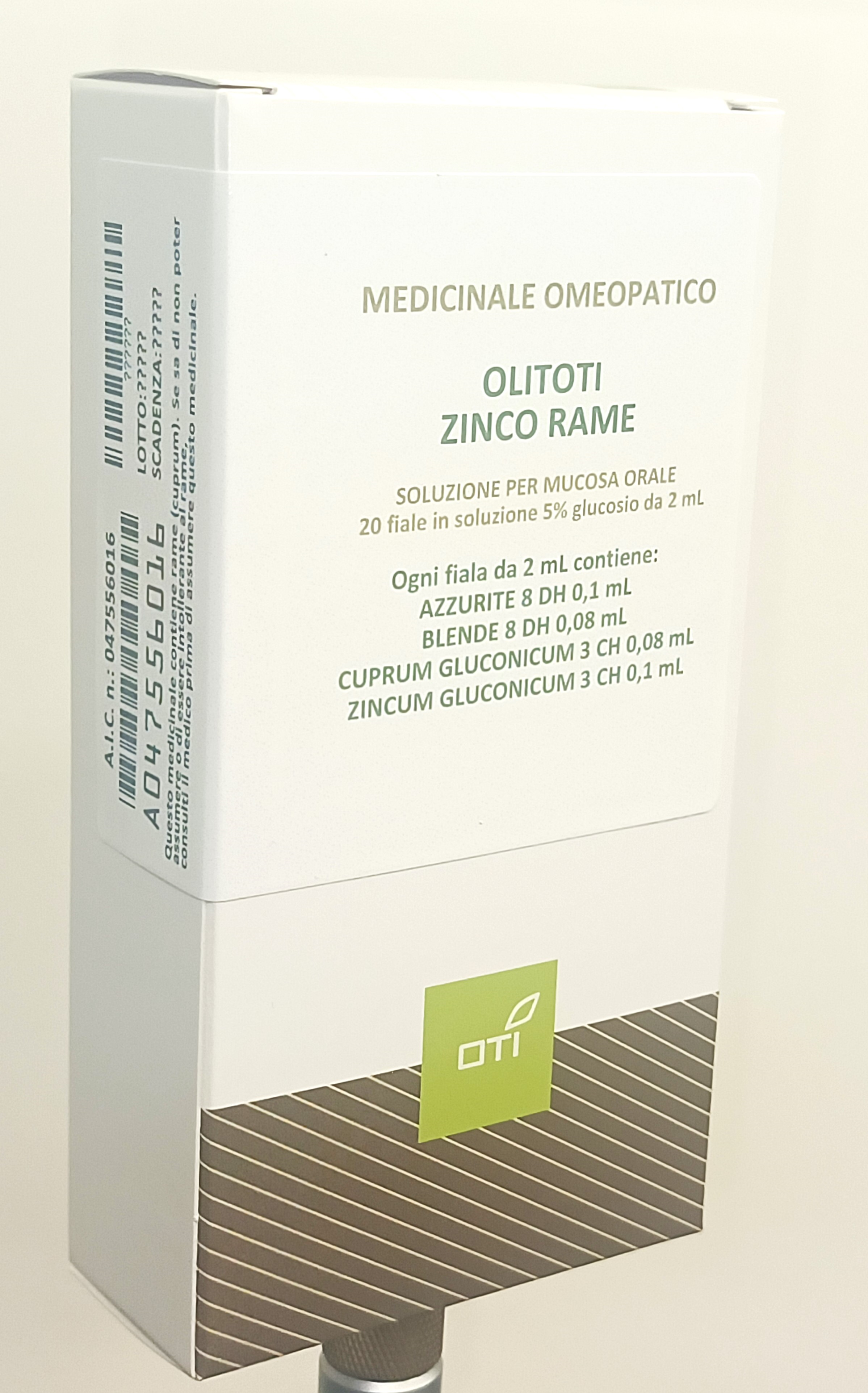 OLITOTI ZINCO RAME*OS 20F 2ML - Farmacia Dott. Pasquale Russo