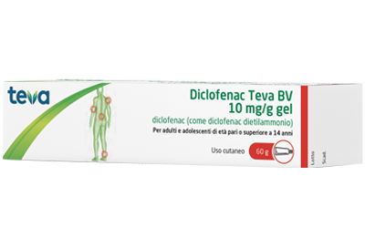 DICLOFENAC TEVA*GEL 60G 10MG/G - Farmacia Dott. Pasquale Russo