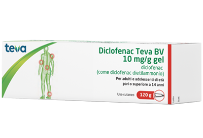 DICLOFENAC TEVA*GEL120G 10MG/G - Farmacia Dott. Pasquale Russo