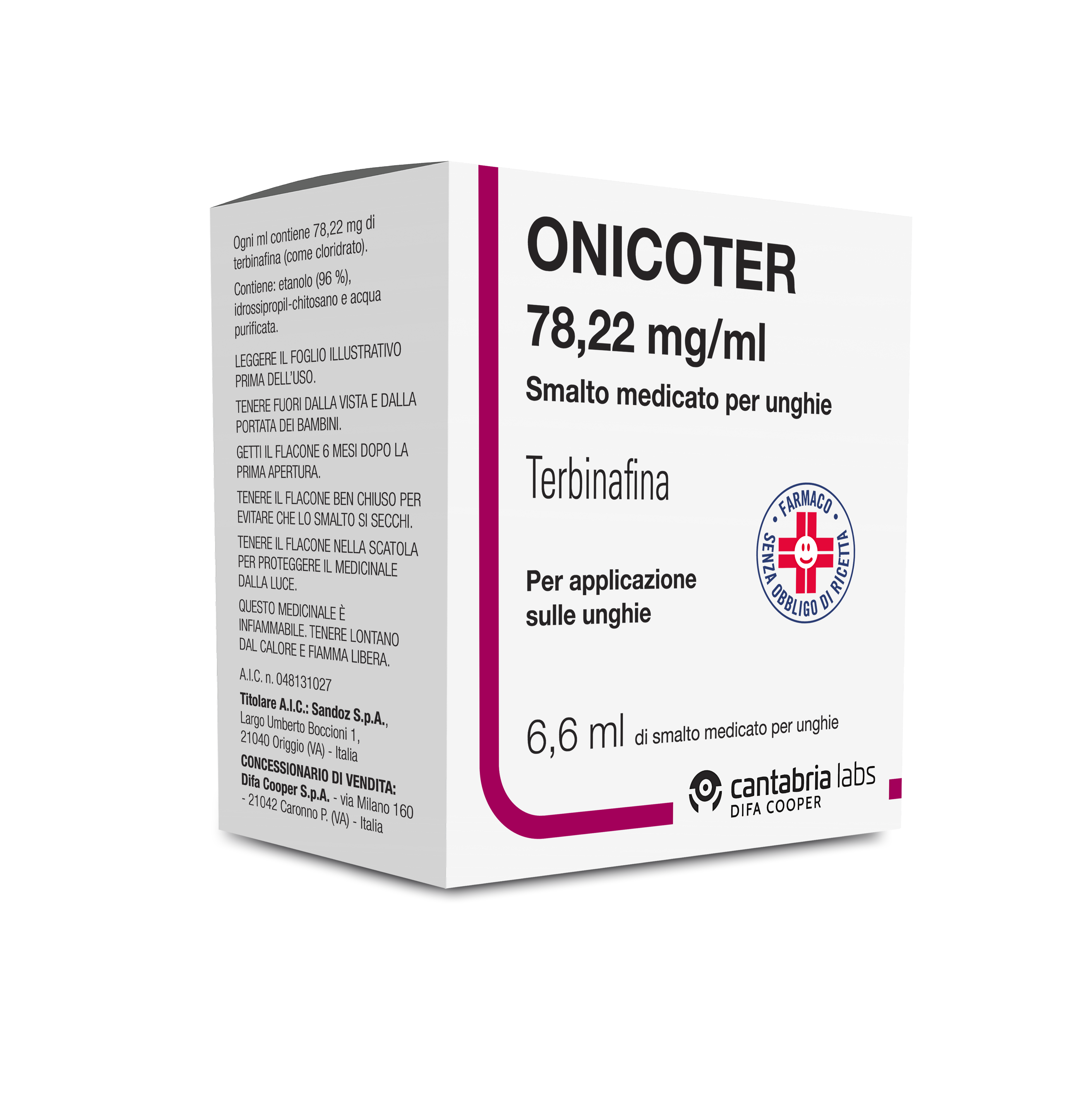 ONICOTER*SMALTO MED 1FL 6,6ML - Farmacia Dott. Pasquale Russo