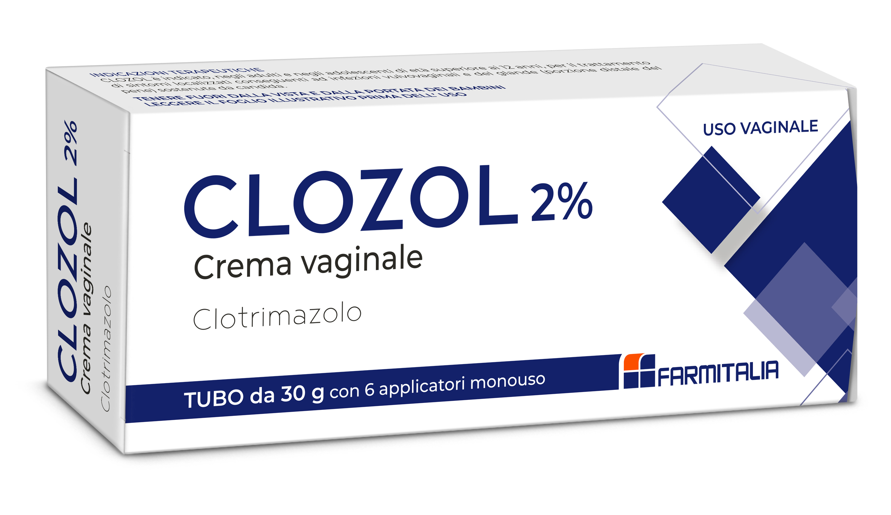 CLOZOL*CREMA VAG 30G 2% - Farmacia Dott. Pasquale Russo