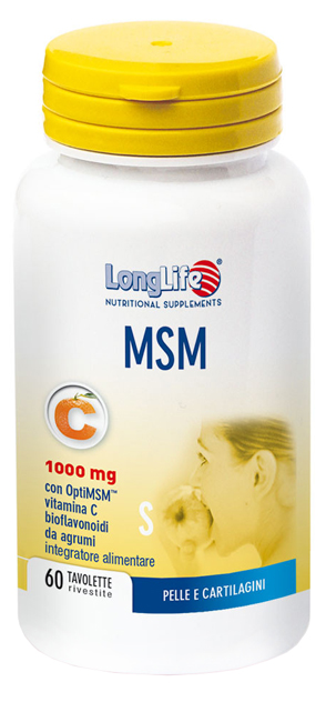 LONGLIFE MSM 1000 MG 60 TAVOLETTE - Farmacia Dott. Pasquale Russo