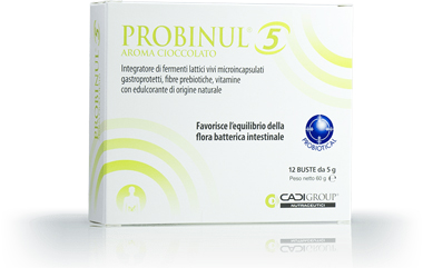 PROBINUL 5 12 BUSTINE 5 G AROMA CIOCCOLATO - Farmacia Dott. Pasquale Russo
