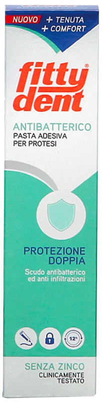 FITTYDENT ANTIBATTERICO PASTA ADESIVA DENTIERA NUOVA FORMULA40 G - Farmacia Dott. Pasquale Russo