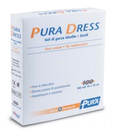 GARZA IDROFILA PURA DRESS 10X10CM 100 PEZZI - Farmacia Dott. Pasquale Russo