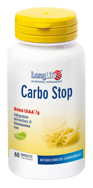 LONGLIFE CARBO STOP 60 TAVOLETTE RIVESTITE - Farmacia Dott. Pasquale Russo