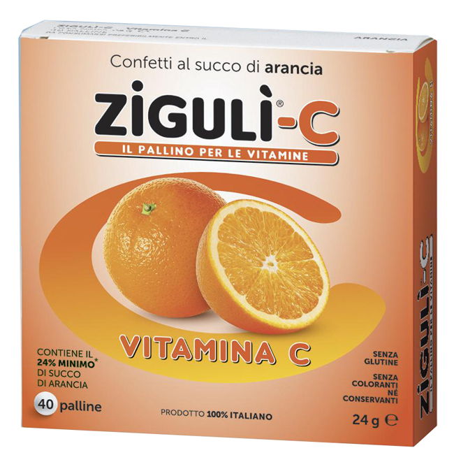 ZIGULI C ARANCIA 40 CONFETTI 24 G - Farmacia Dott. Pasquale Russo