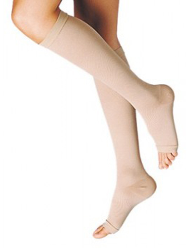 GAMBALETTO TERAPEUTICO DUALSAN A COMPRESSIONE DECRESCENTE KKL1 PUNTA APERTA BEIGE UNISEX 4 1 PAIO - Farmacia Dott. Pasquale Russo