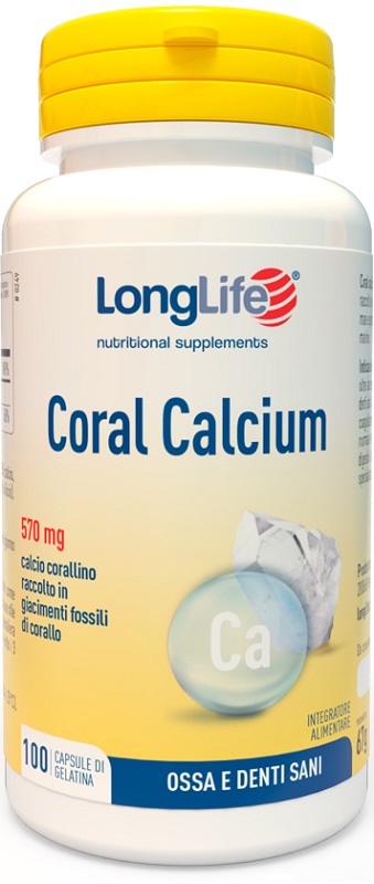 LONGLIFE CORAL CALCIUM 100 CAPSULE DI GELATINA - Farmacia Dott. Pasquale Russo