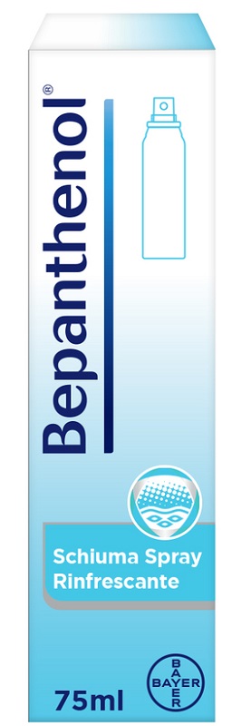 SCHIUMA SPRAY RINFRESCANTE BEPANTHENOL 75ML - Farmacia Dott. Pasquale Russo