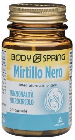 BODY SPRING MIRTILLO NERO 50 CAPSULE - Farmacia Dott. Pasquale Russo