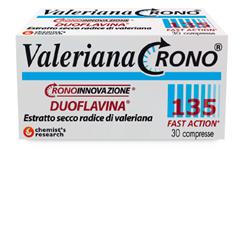 VALERIANA CRONO 135 CON DUOFLAVINA FAST ACTION 30 COMPRESSE - Farmacia Dott. Pasquale Russo