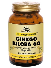 GINKGO BILOBA 60 60 CAPSULE VEGETALI - Farmacia Dott. Pasquale Russo