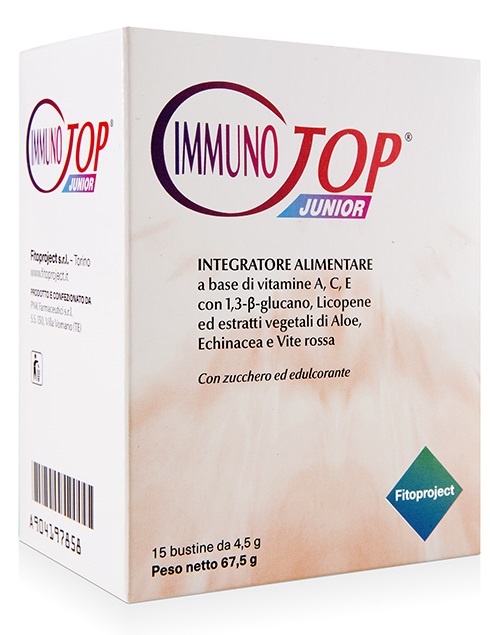 IMMUNOTOP JUNIOR 15 BUSTINE DA 4,5 G - Farmacia Dott. Pasquale Russo