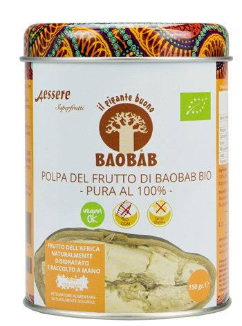 BAOBAB AESSERE POLPA BIO 150 G - Farmacia Dott. Pasquale Russo