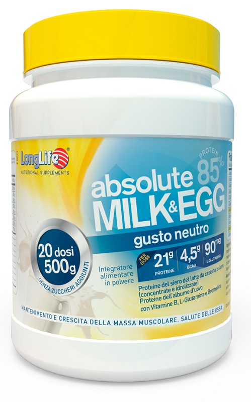 LONGLIFE ABSOLUTE MILK&EGG 500 G - Farmacia Dott. Pasquale Russo