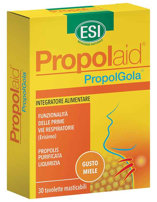 ESI PROPOLAID TAVOLETTE GOLA MIELE 30 TAVOLETTE - Farmacia Dott. Pasquale Russo