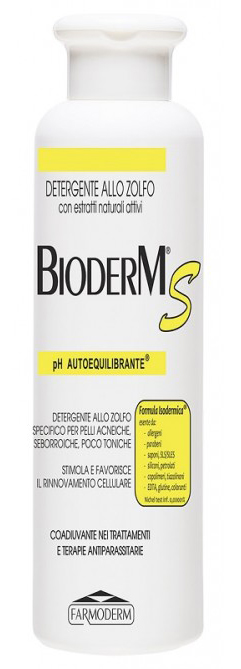 BIODERM S ANTIACNE ANTISEBO 250 ML - Farmacia Dott. Pasquale Russo