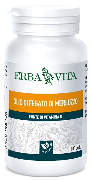 OLIO FEGATO MERLUZZO 100 PERLE 453 MG - Farmacia Dott. Pasquale Russo