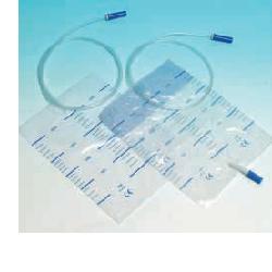 SACCA RACCOLTA URINA DA LETTO IN PVC NON STERILE VOLUME 2 LITRI TUBO LUNGHEZZA 90 CM CON SCARICO E VALVOLA ANTIREFLUSSO 30 PEZZI - Farmacia Dott. Pasquale Russo