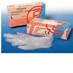 GUANTO IN VINILE CONFORT MISURA LARGE ANTIADERENTE BIOCOMPATIBILE UTILIZZABILE ANCHE A CONTATTO CON SOSTANZE ALIMENTARI 100 PEZZI - Farmacia Dott. Pasquale Russo