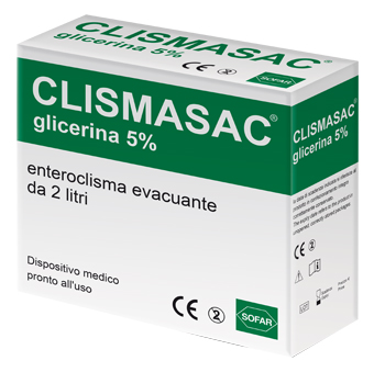 ENTEROCLISMA CLISMASAC 5% 2LITRI - Farmacia Dott. Pasquale Russo
