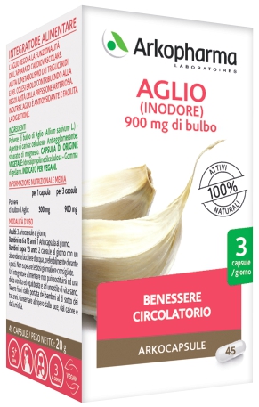 ARKO CAPSULE AGLIO 45 CAPSULE - Farmacia Dott. Pasquale Russo