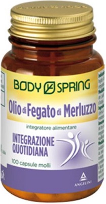 BODY SPRING OLIO MERLUZZO 100 CAPSULE - Farmacia Dott. Pasquale Russo