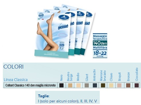 SAUBER COLLANT 140 DENARI MAGLIA MICRORETE GLACE' 5 LINEA CLASSICA - Farmacia Dott. Pasquale Russo
